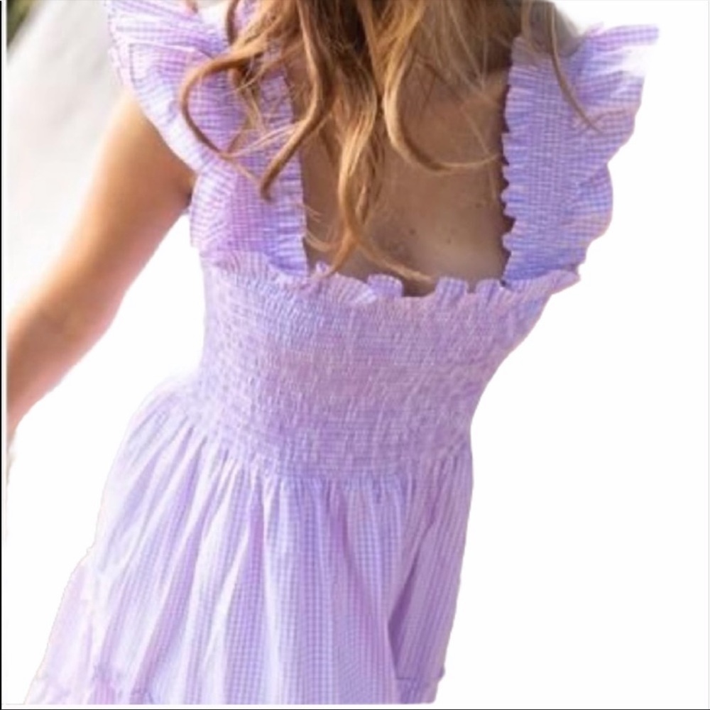 ISO Hill House Home lilac purple gingham Ellie